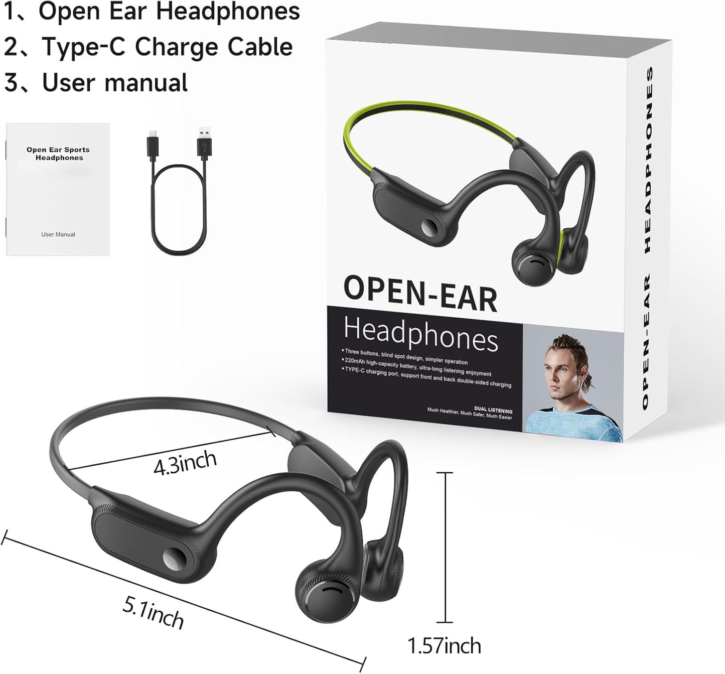 Bone Conduction Sport Headphones