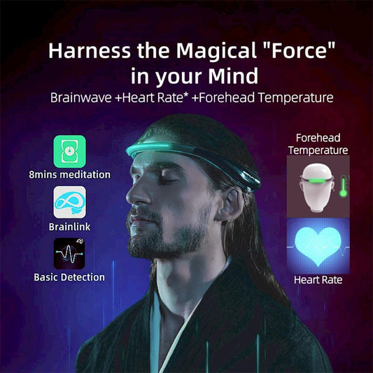 Meditation Headband with Brainwave Sensor