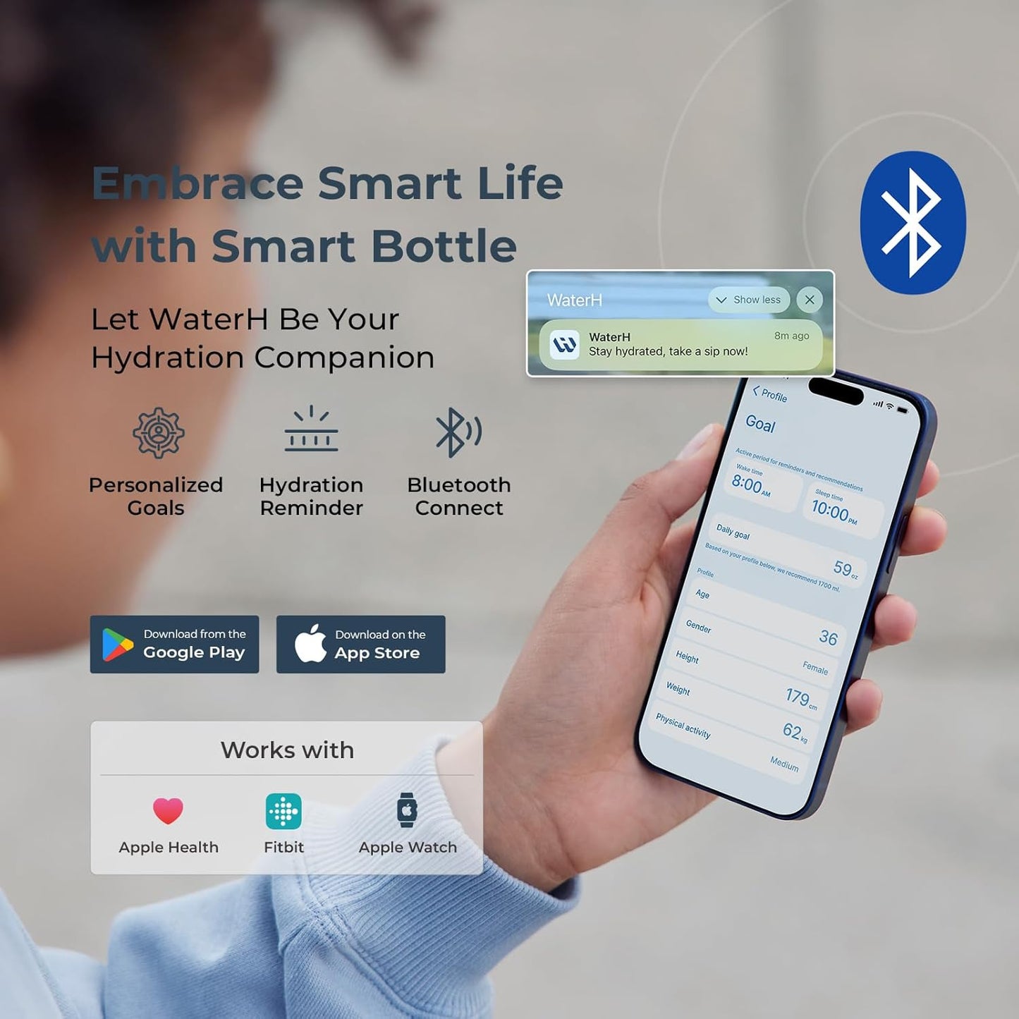 BOOST LITE Smart Water Bottle