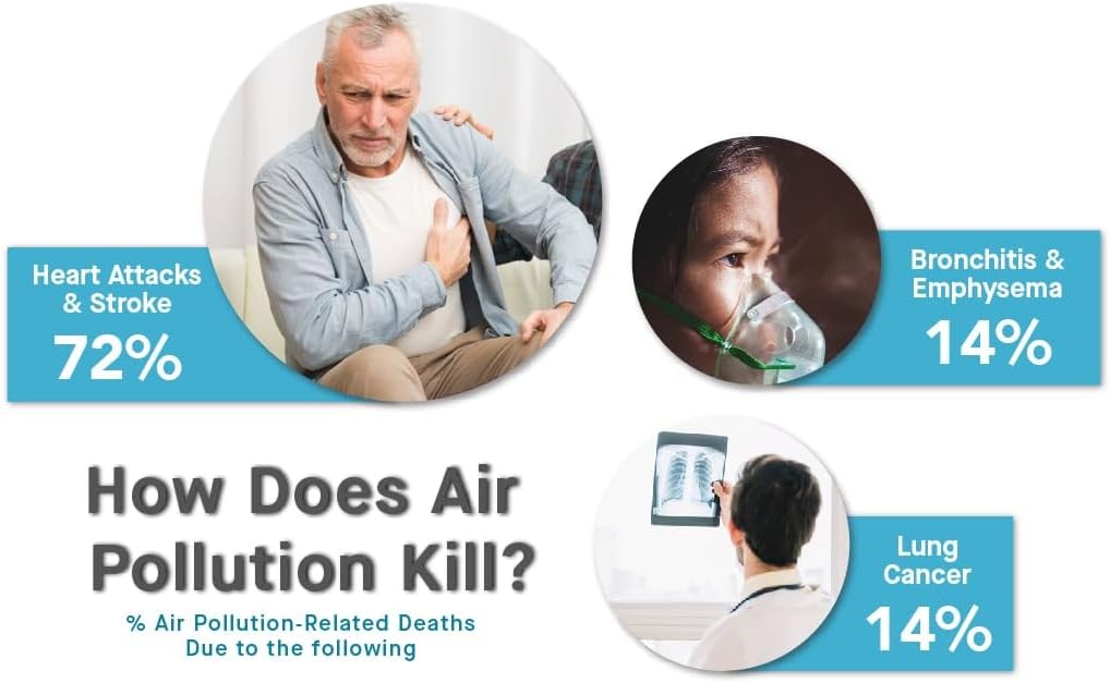 SQAIR Smart Air Purifier for Home Gym