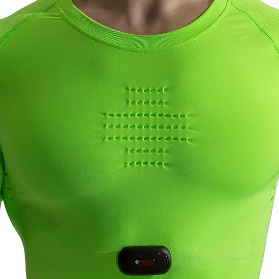 Men’s Cool Dry Compression Shirt with Heart Rate Monitor