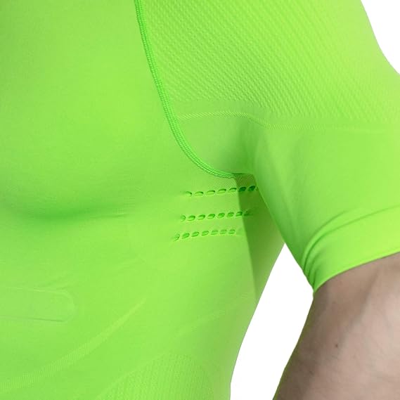 Men’s Cool Dry Compression Shirt with Heart Rate Monitor